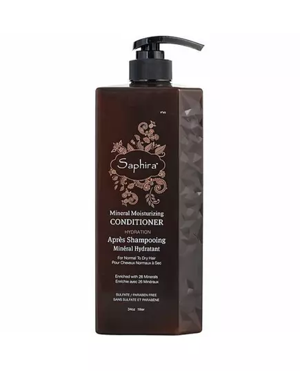 Кондиціонер для волосся Saphira Mineral Paraben-Free, For Hydration, 1000 мл