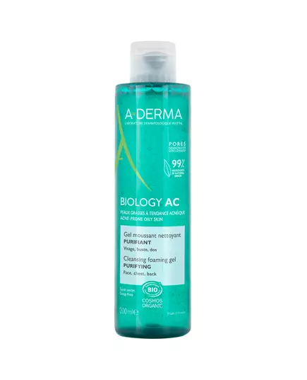 Міцелярна вода для очищення шкіри A-Derma Biology AC Sensitive, 200 мл, зображення 2