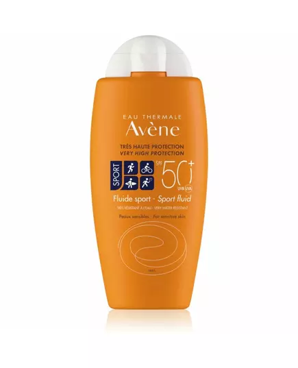 Сонцезахисний флюїд для обличчя та тіла Avène Sport Fluid Photo-Protecteur SPF50+, 100 мл