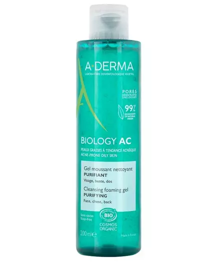 Очищающий гель для лица A-Derma Biology AC, 200 мл