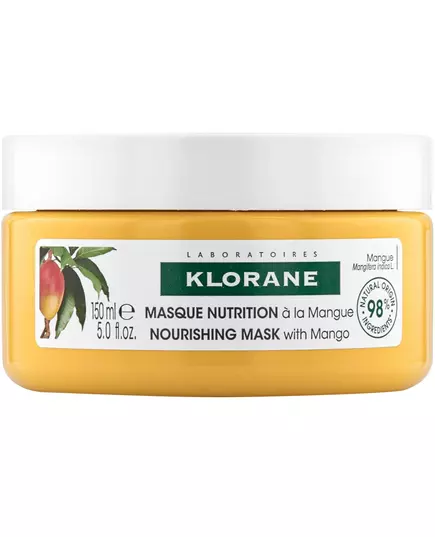 Питательная крем-маска для волос Klorane Mango Butter Nutrition, 150 мл