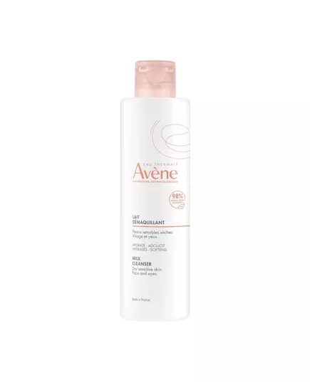 Очищувальне молочко для обличчя та очей Avène Les Essentiels, 200 мл