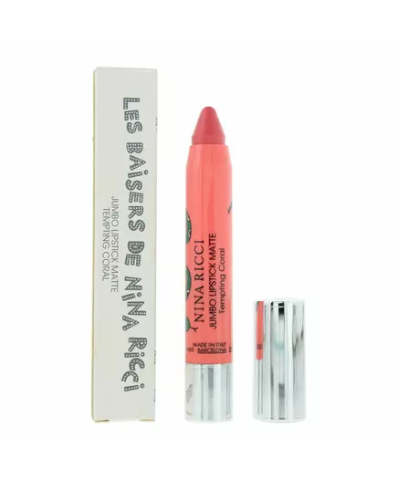 Кремова матова губна помада Nina Ricci Jumbo Lipstick Matte Tempting Coral, 2,5 г