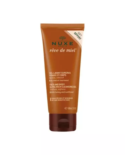 Гель для очищення обличчя NUXE Reve de Miel Ultra Rich, 100 мл