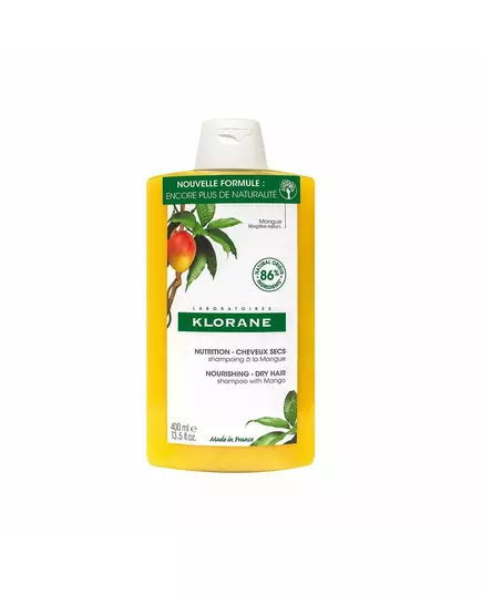 Шампунь для питания волос Klorane Mango Butter Nutrition, 400 мл