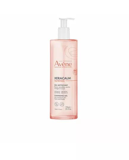 Мягкий очищающий гель для лица и тела Avène XeraCalm Nutrition, 750 мл