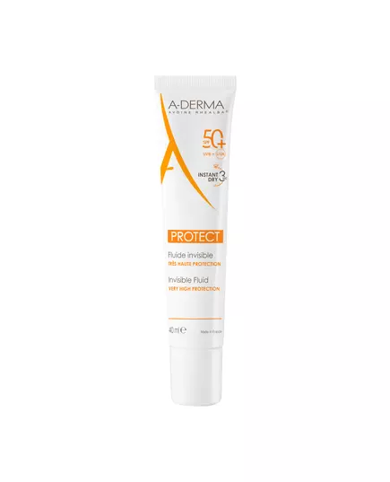 Солнцезащитный флюид A-Derma Protect SPF 50+, 40 мл