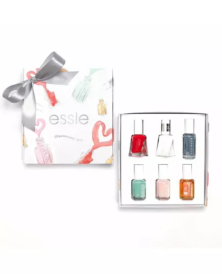 Набір лаків для нігтів Essie 99 Mint Candy Apple, Rock the Runway, Ballet Slippers, Apricot Oil, 13,5 мл, зображення 3