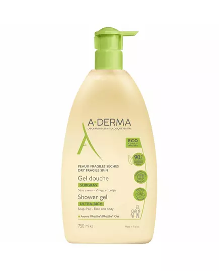 Гель для душа A-Derma Ultra Rich Для тела, для всех типов кожи, 750 мл