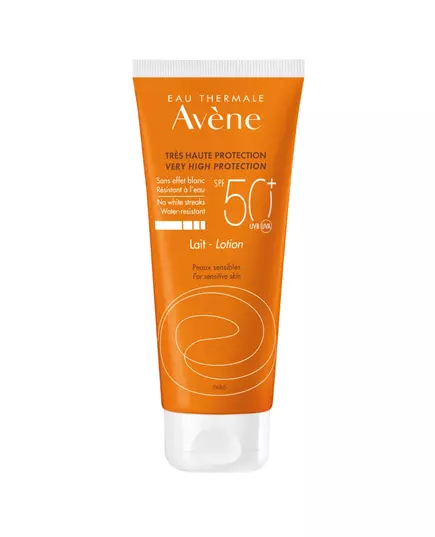 Водостійкий сонцезахисний лосьйон Avène Sun Care SPF 50+, 100 мл