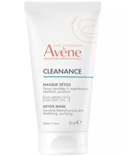 Глиняная маска для очищения и отшелушивания кожи лица Avène Cleanance, 50 мл