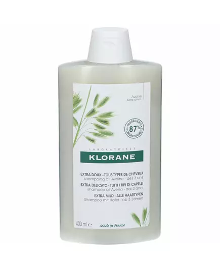 Шампунь для волос Klorane Oat Milk Gentle Cleansing, 400 мл