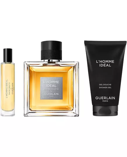 Набір чоловічої туалетної води та гелю для душу Guerlain L'Homme Ideal, 3 штуки