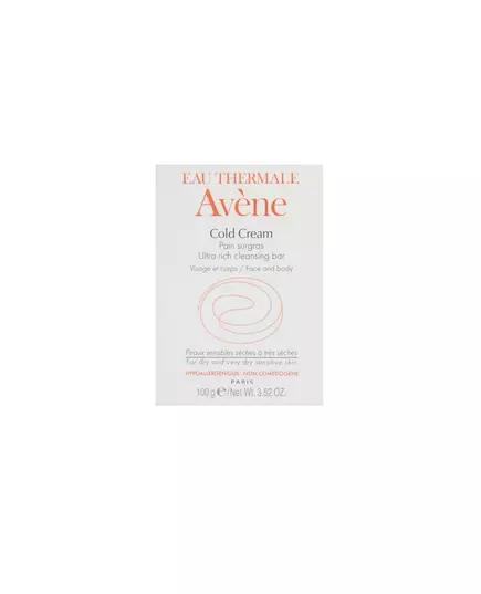 Очищувальний брусок для обличчя та тіла Avène Cold Cream, 100 г