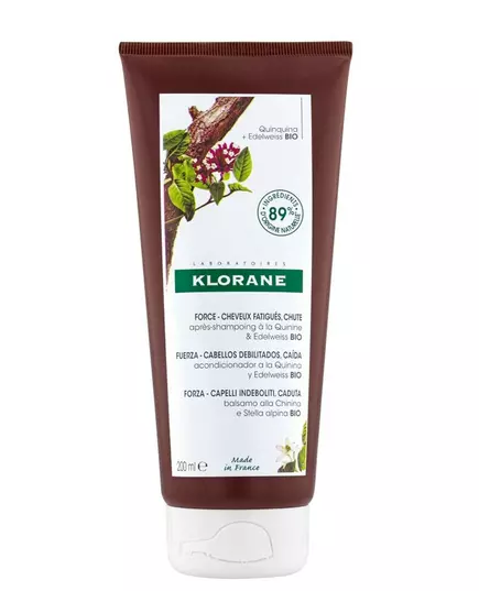Зміцнювальний кондиціонер для волосся Klorane Quinine, 200 мл