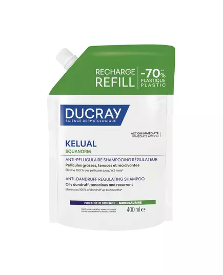 Шампунь для лечения волос против перхоти Ducray Kelual Squanorm Refill, 400 мл