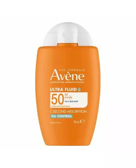 Матувальний денний флюїд для обличчя з SPF 50+ Avène Ultra Fluid, 50 мл