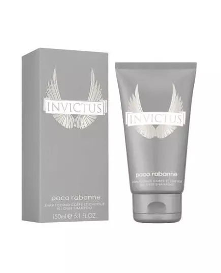 Гель для душа и шампунь 2-в-1 Paco Rabanne Invictus, 150 мл