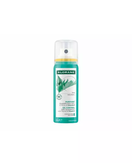 Сухой шампунь для волос Klorane Nettle Vegan, 150 мл