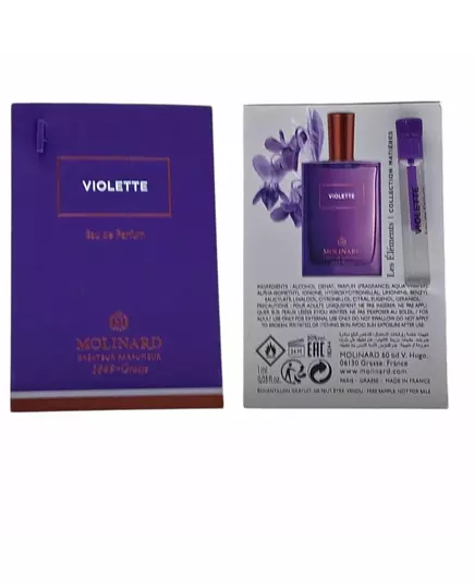Пробник парфюмерной воды для женщин Molinard Les Elements Collection - Violette, 1 мл, изображение 2