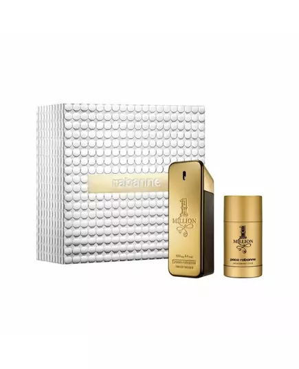 Набор парфюмерной воды и дезодоранта для мужчин Paco Rabanne 1 Million, 100 мл