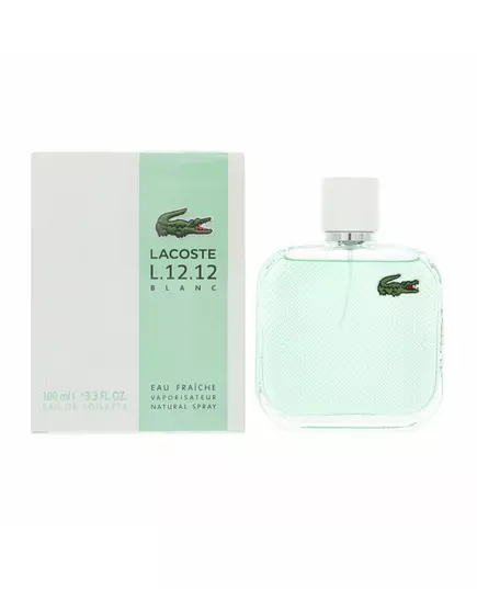 Одеколон для мужчин Lacoste L.12.12 Blanc Eau Fraiche, 100 мл, изображение 2