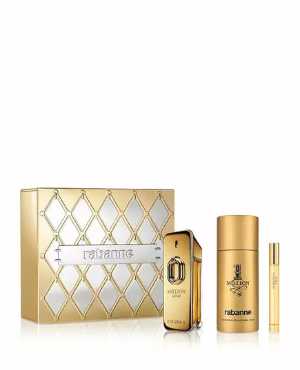 Набір парфумерії для чоловіків Paco Rabanne Million Gold, 100 мл, зображення 2