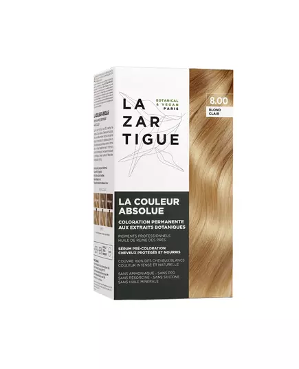 Стойкая краска для волос Lazartigue La Couleur Absolue 8.00 Светлый блонд, 143 мл