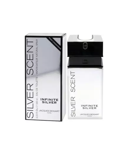 Туалетна вода для чоловіків Jacques Bogart Silver Scent Infinite Silver, 100 мл, зображення 2