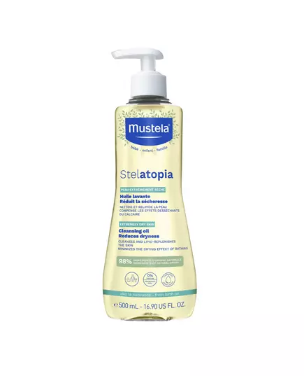 Успокаивающее очищающее масло Mustela Stelatopia, 500 мл, изображение 2