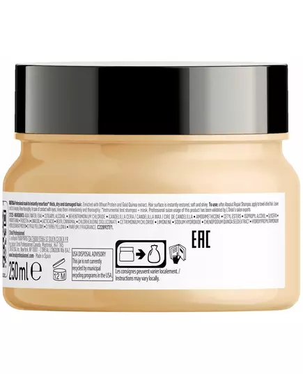 Кремова маска-догляд для волосся L'Oréal Professionnel Paris Absolut Repair, 250 мл, зображення 2