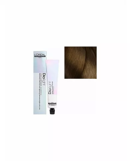 Стойкая краска для волос без аммиака L'Oréal Professionnel Dia Light 7.31, 50 мл, изображение 2