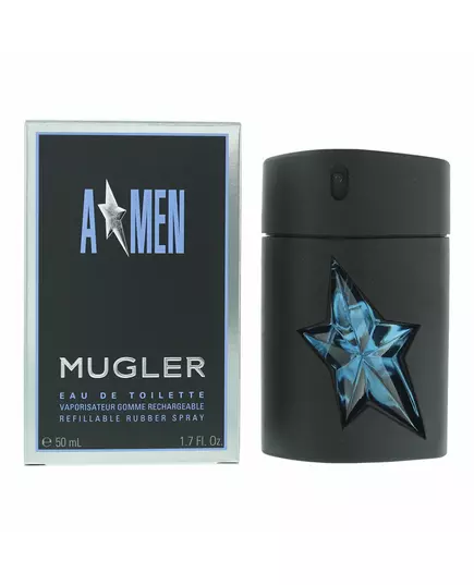 Туалетна вода-спрей Thierry Mugler A*MEN Rubber, Refillable, 50 мл, зображення 2