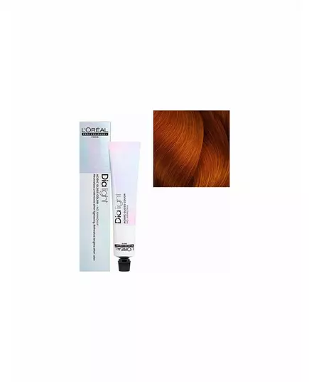 Безаммиачная стойкая краска для волос L'Oréal Professionnel Dia Light 7.40, 50 мл, изображение 3