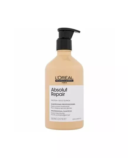 Шампунь для очищення волосся L'Oréal Professionnel Paris Absolut Repair Protein + Gold Quinoa Instant Resurfacing, 500 мл