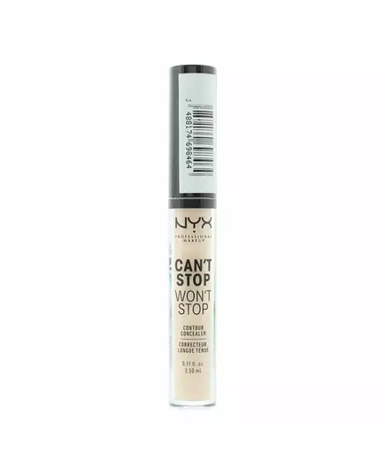 Жидкий консилер NYX Can't Stop Won't Stop Vegan Matte Light Ivory, 3,5 мл