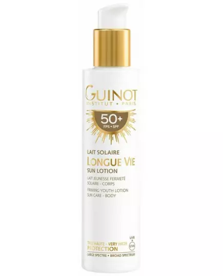 Солнцезащитный лосьон Guinot Longue Vie Firming, SPF 50+, 150 мл, изображение 2