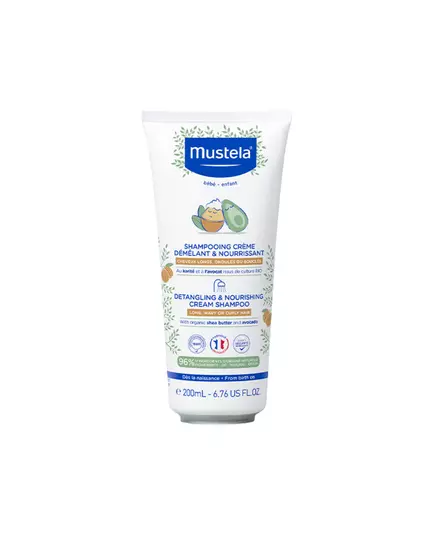 Шампунь для волосся Mustela Shea Butter & Avocado Detangling & Smoothing, 200 мл