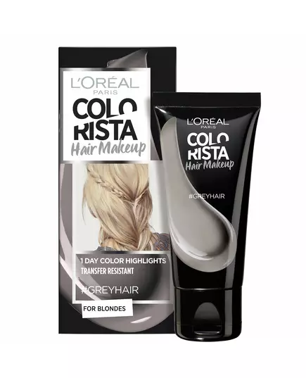 Полустойкая краска для волос L'Oréal Paris Colorista Hair Makeup #GREYHAIR, 30 мл, изображение 3