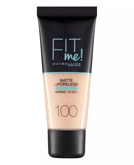Тональная основа Maybelline Fit Me Matte + Poreless 100 Warm Ivory, 30 мл