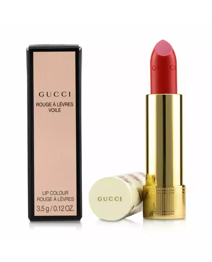 Кремова губна помада Gucci Rouge A Levres Voile 302 Agatha Orange, 3,5 г, зображення 3