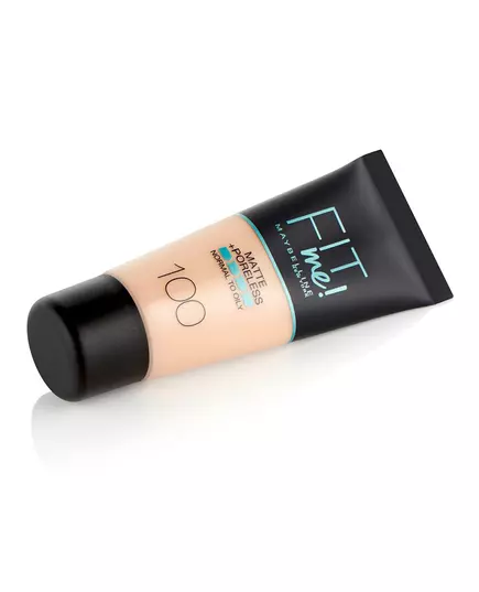 Тональная основа Maybelline Fit Me Matte + Poreless 100 Warm Ivory, 30 мл, изображение 3