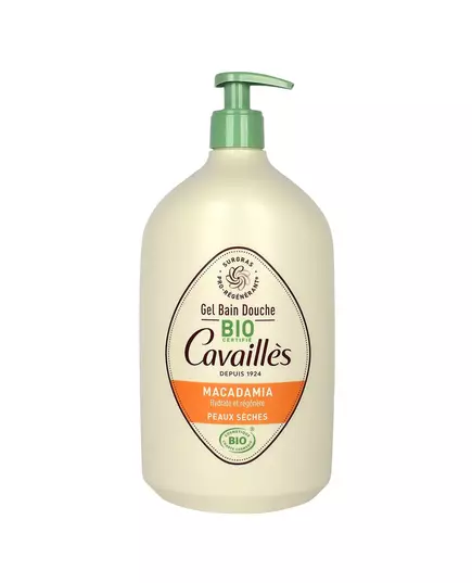 Олія для душу Roge Cavailles Bio Macadamia Regenerating для сухої шкіри, 1000 мл