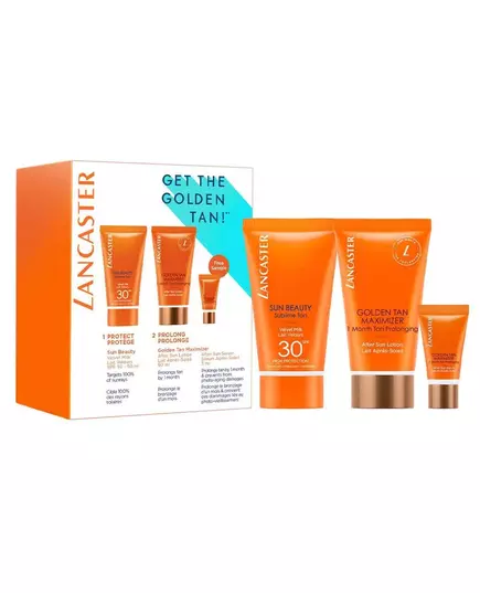 Набір засобів для догляду за шкірою Lancaster Get The Golden Tan! SPF 30, 3 мл, зображення 2