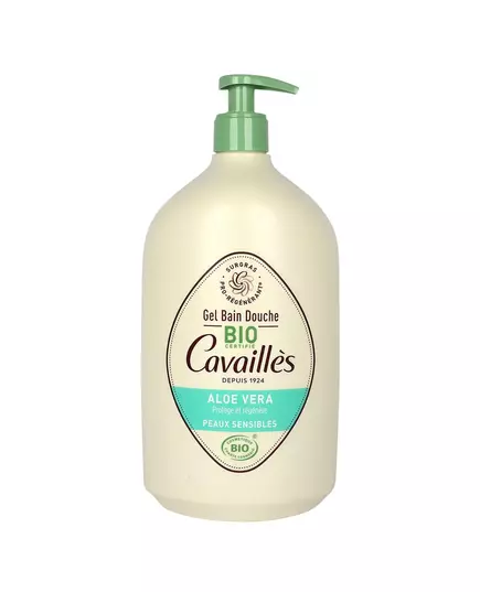 Відновлювальний гель для душу для чутливої шкіри Roge Cavailles Aloe Vera, 1000 мл