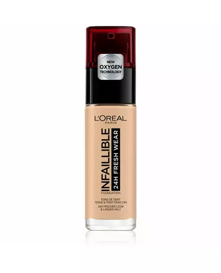 Рідка тональна основа L'Oréal Paris Infallible 125 Natural Rose, SPF 25, 30 мл