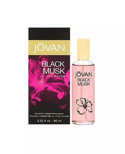 Одеколон для женщин Jovan Black Musk, 96 мл