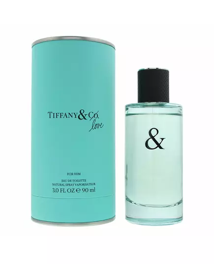 Туалетна вода для чоловіків Tiffany & Co TIFFANY & LOVE FOR HIM, 90 мл, зображення 2