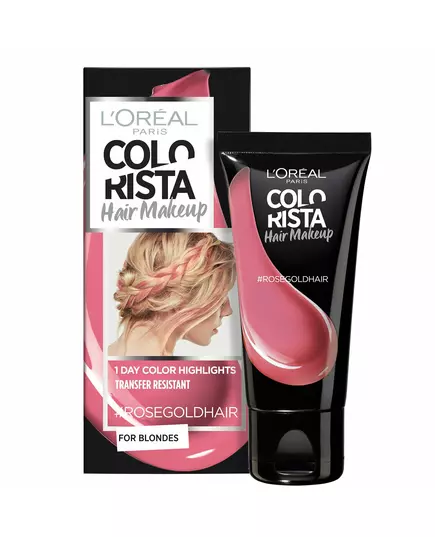 Полуперманентная краска для волос L'Oréal Paris Colorista Hair Makeup #ROSEGOLDHAIR, 30 мл