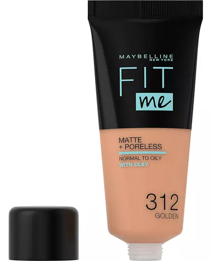 Матуюча тональна основа Maybelline Fit Me Matte + Poreless 312 Golden, 30 мл, зображення 2